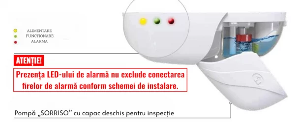 Pompă pentru condens acid SORRISO LED-SCA 15 LT