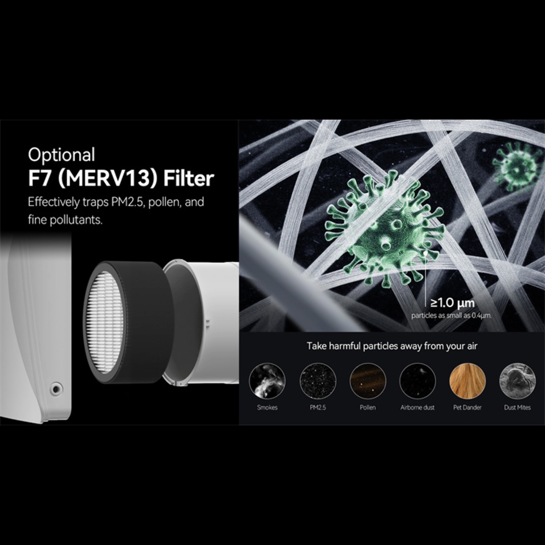 Recuperator de perete Hoshi HS-HRV070KW